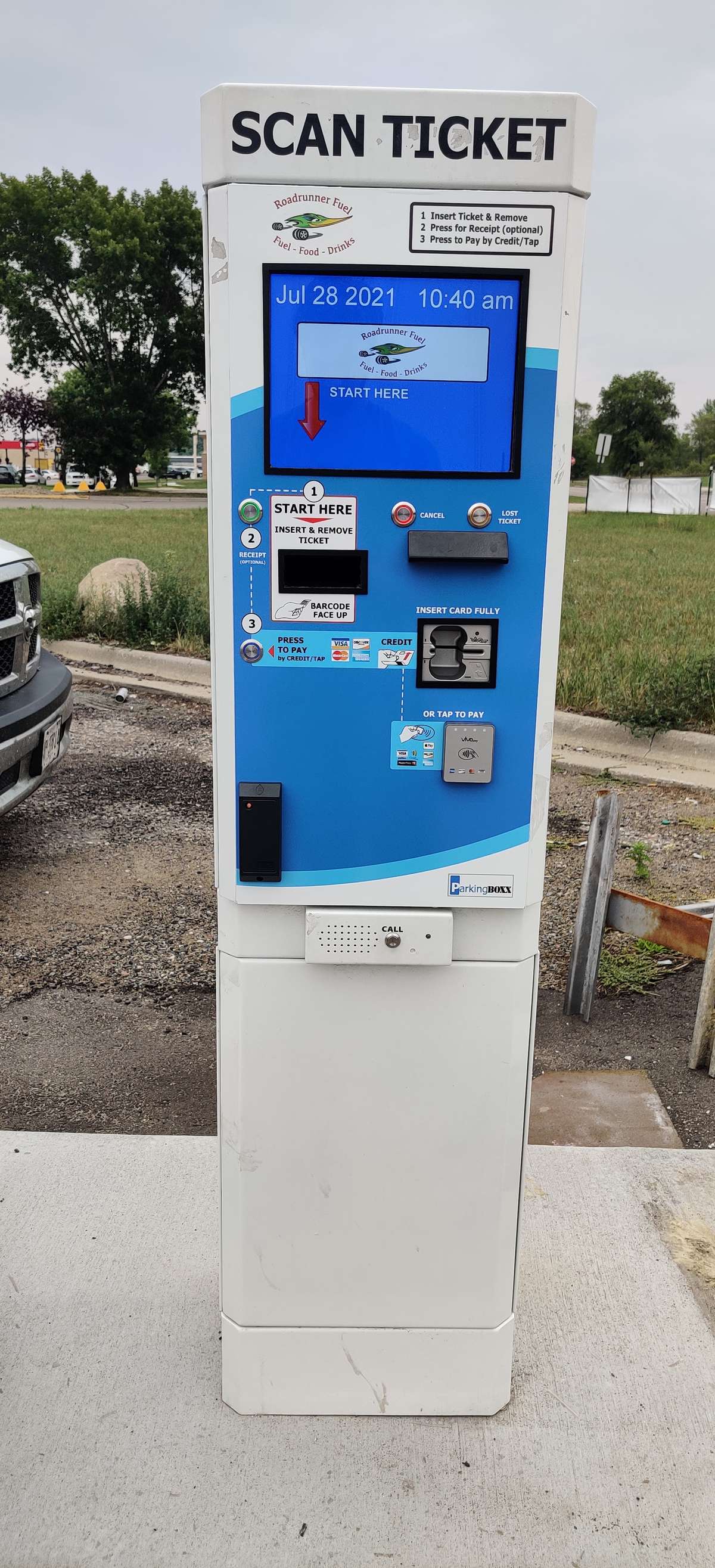 Parking BOXX parking system installation in Saint Cloud, MN
