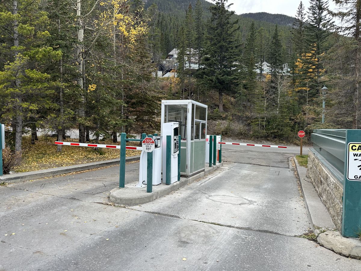 Parking BOXX parking system installation in Banff, AB