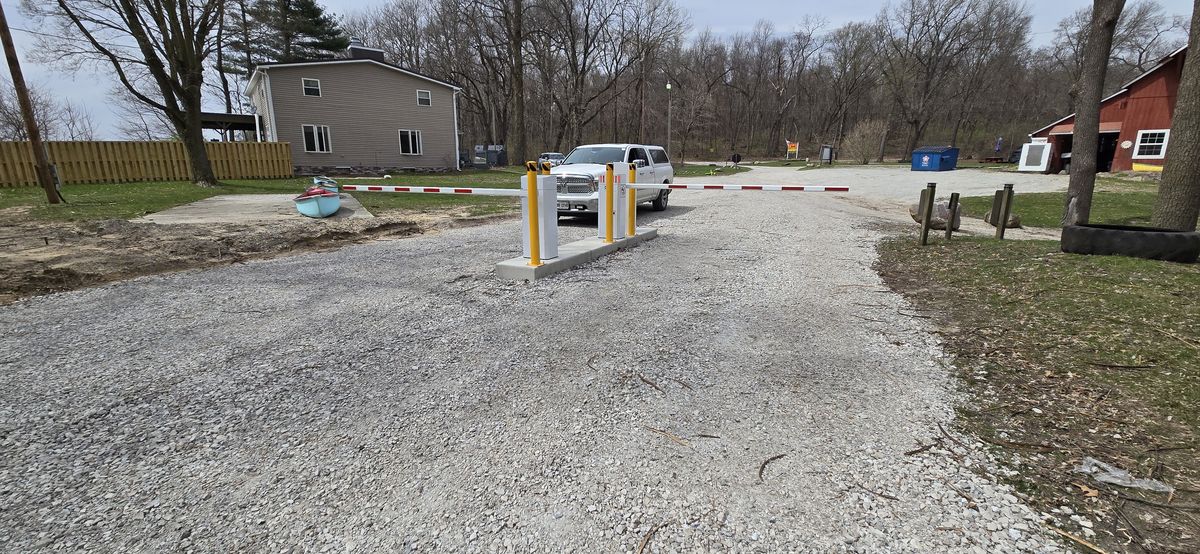 Parking BOXX parking system installation in Monterey, IN