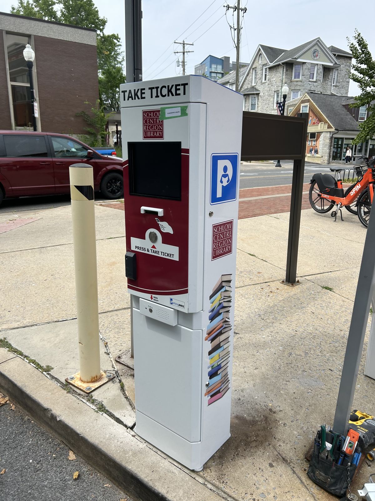 Parking BOXX parking system installation in State College, PA