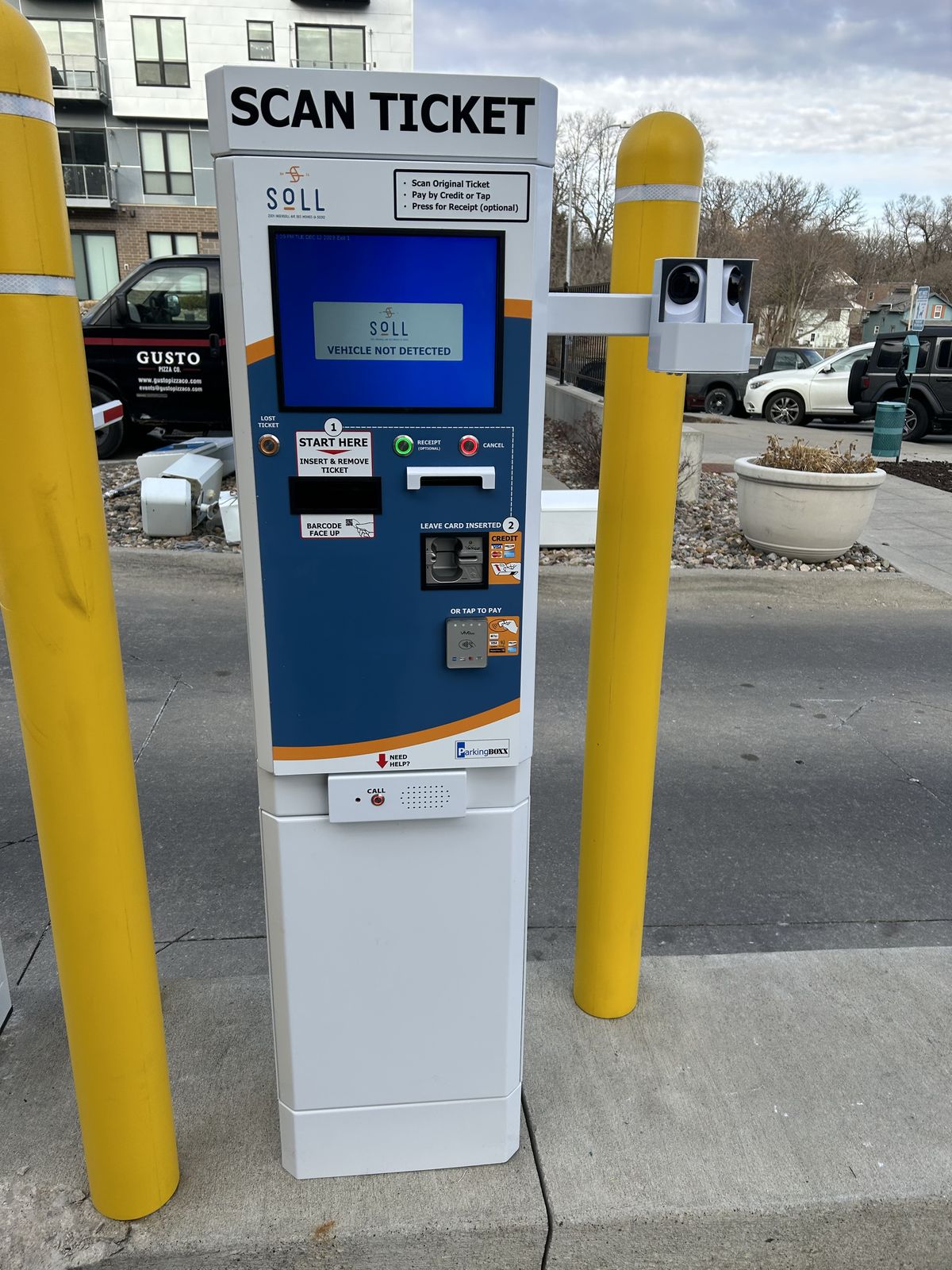 Parking BOXX parking system installation in Des Moines, IA