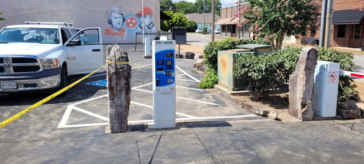 Parking BOXX parking system installation in Winchester, TN