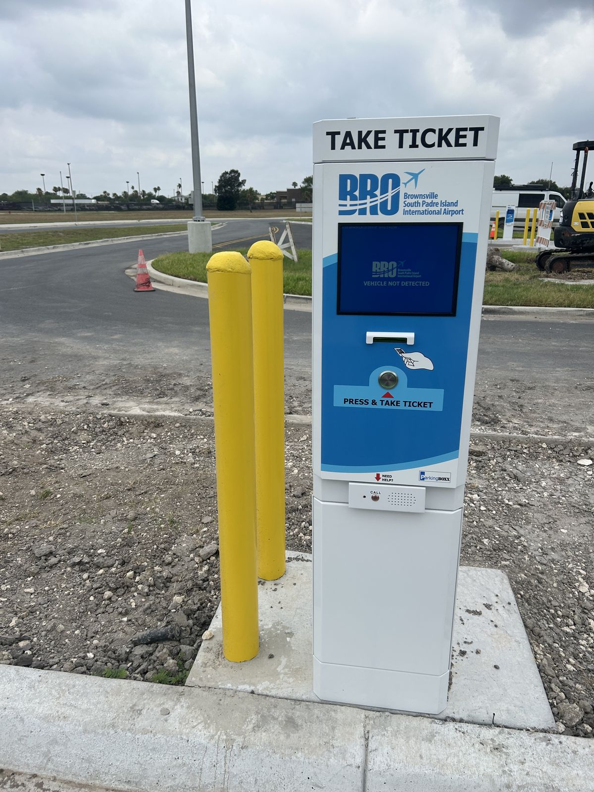 Airport parking access control system in Brownsville, TX