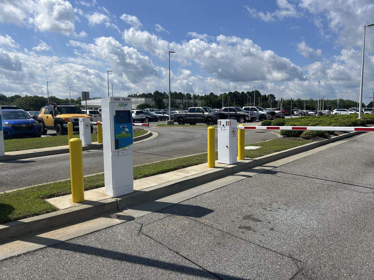 Airport parking access control system in Albany, GA
