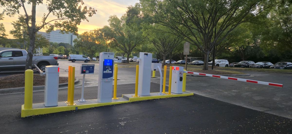 Parking BOXX parking system installation in Charlotte, NC