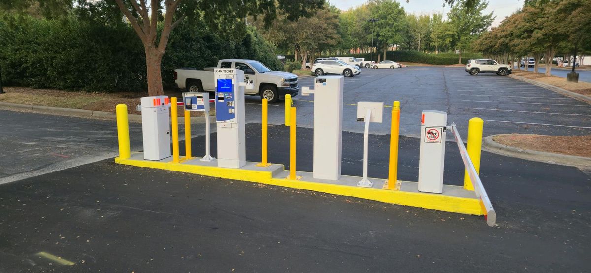 Parking BOXX parking system installation in Charlotte, NC