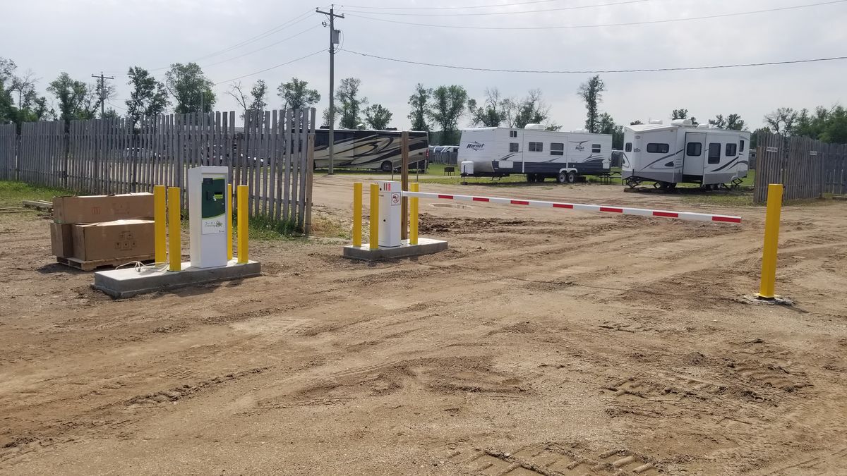 Parking BOXX parking system installation in Brandon, MB