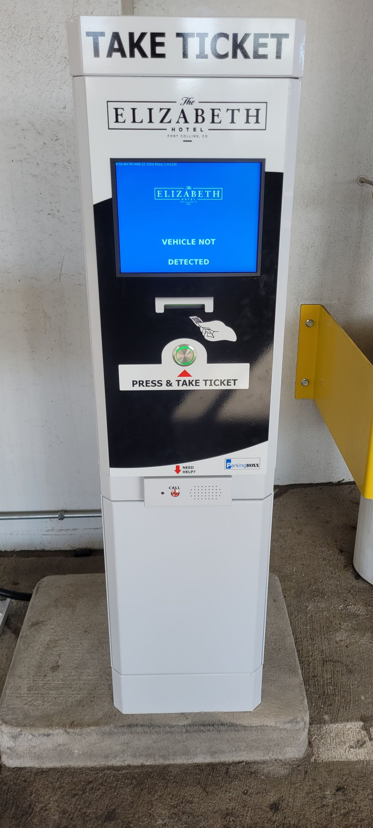 Parking BOXX parking system installation in Fort Collins, CO