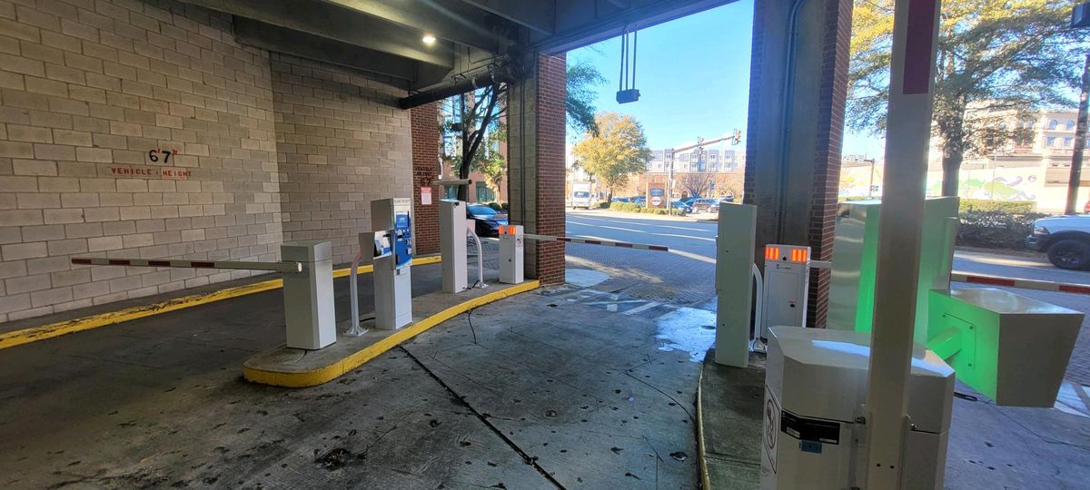 Parking BOXX parking system installation in Hampton, VA