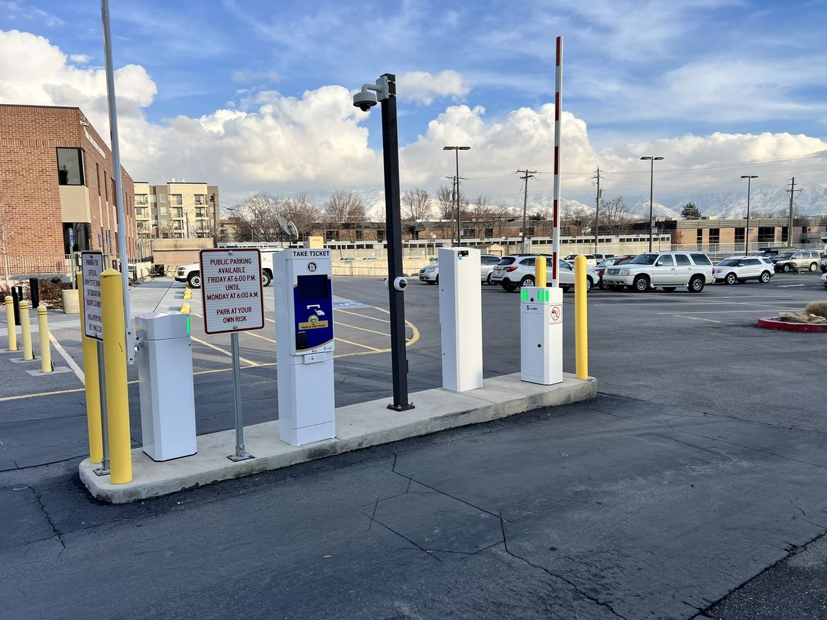 Parking BOXX parking system installation in Salt Lake City, UT
