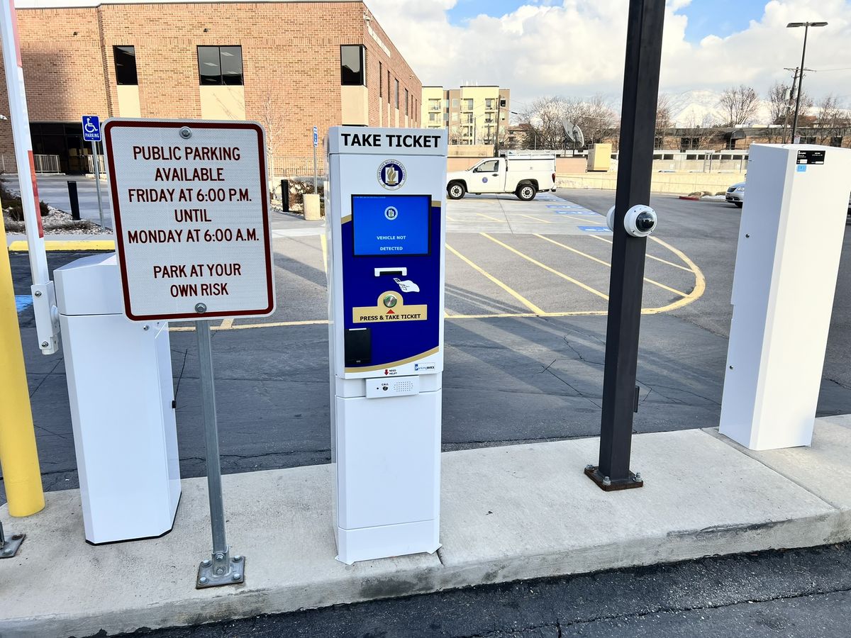 Parking BOXX parking system installation in Salt Lake City, UT